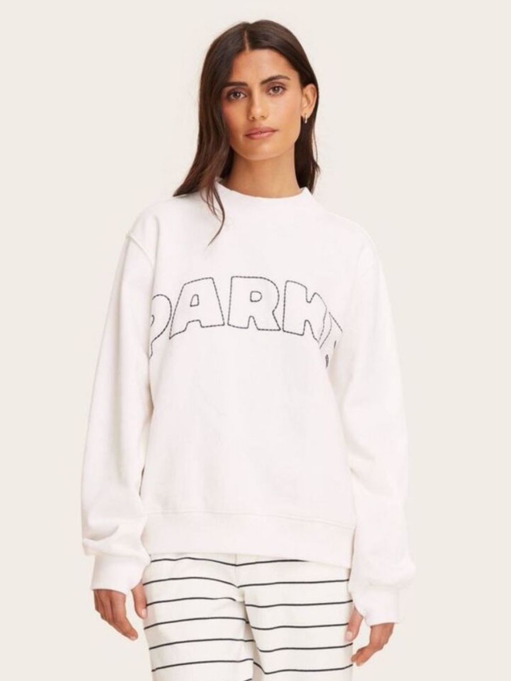 NWT Parke Mockneck Pull-over Sweatshirt Size S/M